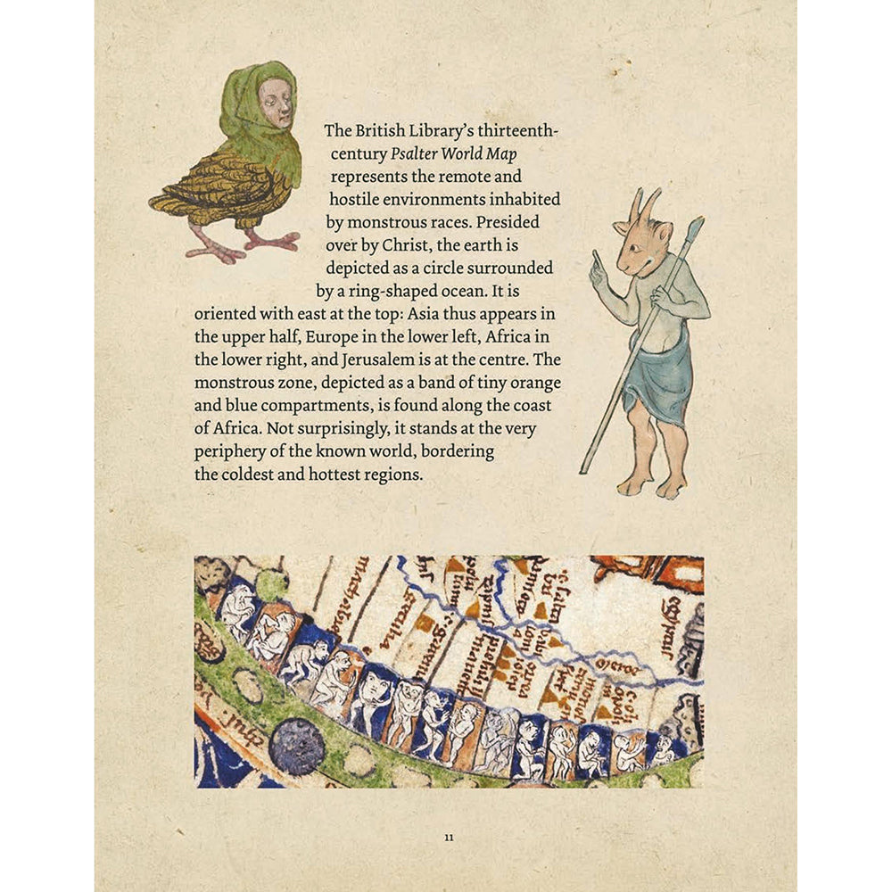 Medieval Monsters Hardback Book Inside Pages