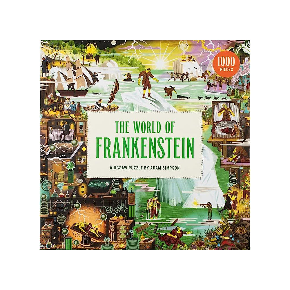 Image of  World Of Frankenstein 1000 Piece Jigsaw Puzzle box