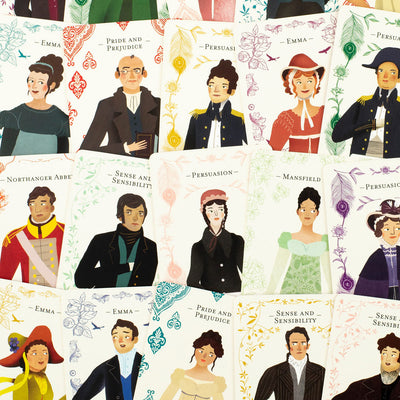 Example of Matchmaking: The Jane Austen Memory Game cards