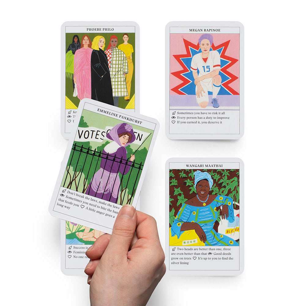 More examples of Feminist Oracles cards