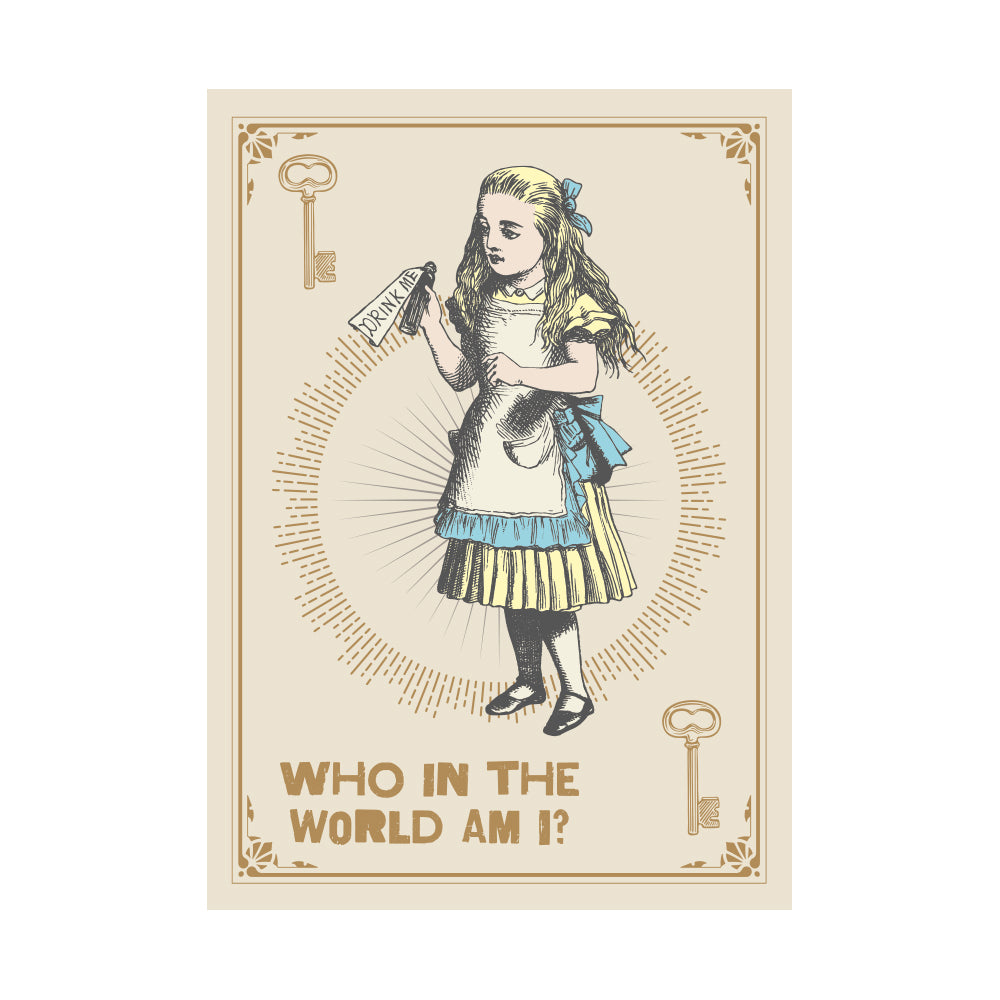 Vintage Alice in Wonderland Gift Poem