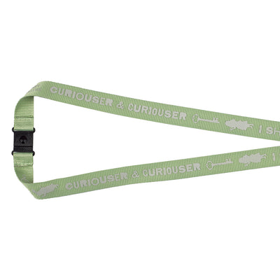 Alice's Adventures in Wonderland Lanyard Top with 'Curiouser & Curiouser' text