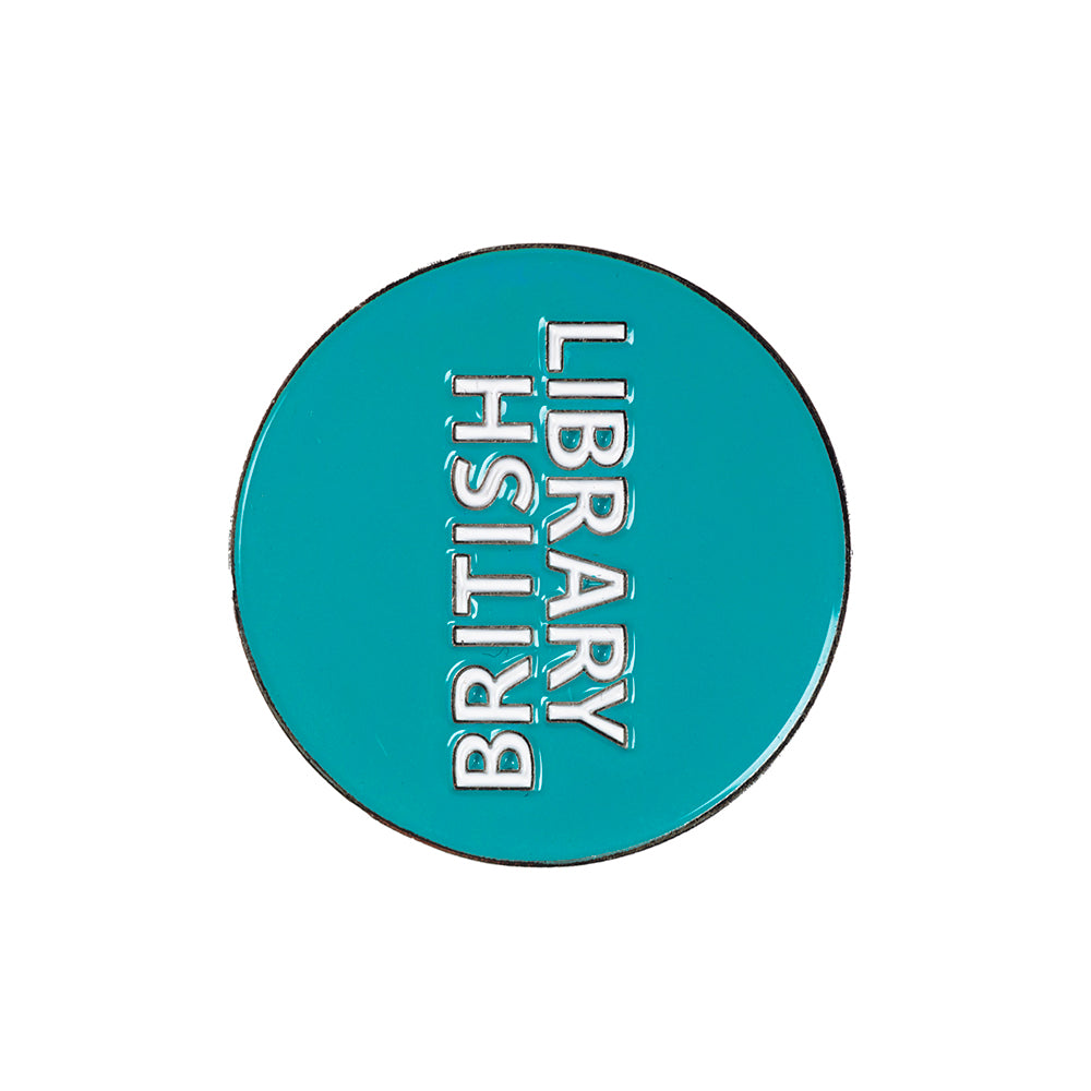 Teal British Library Enamel Pin