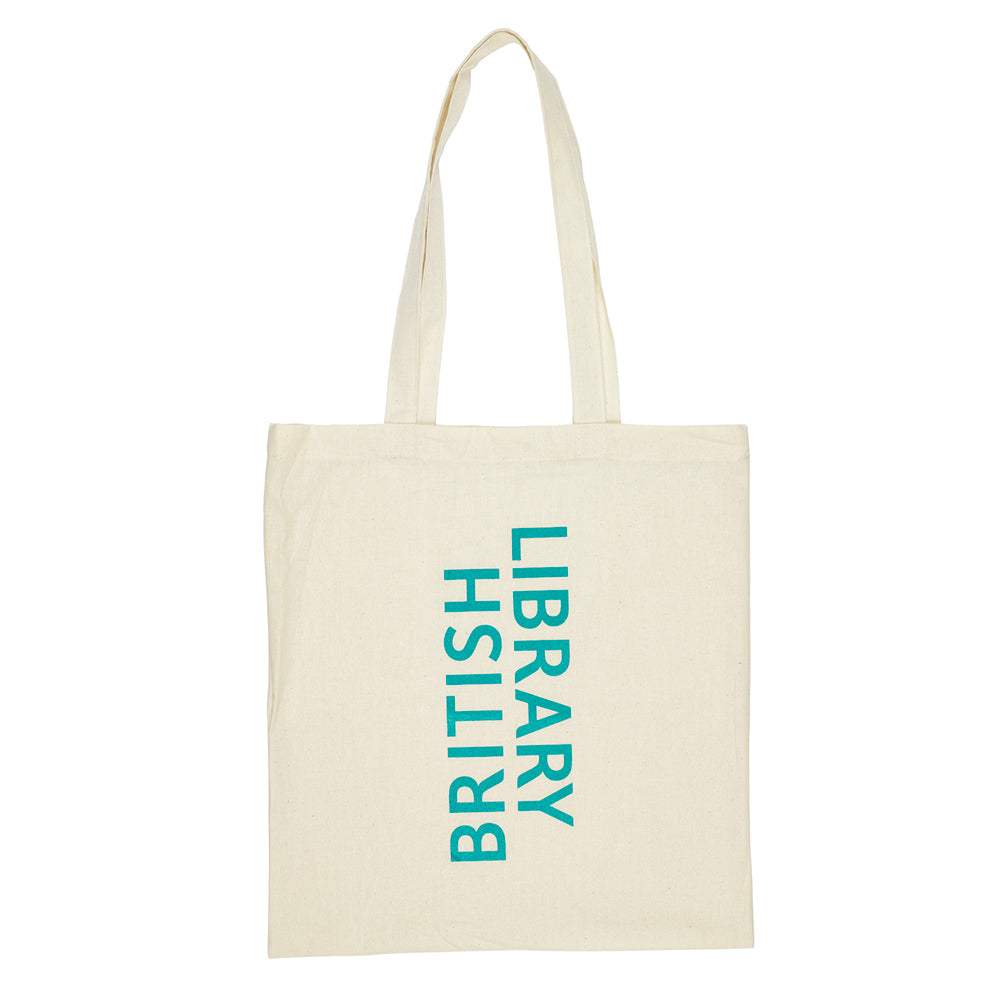 Teal British Library Tote Bag