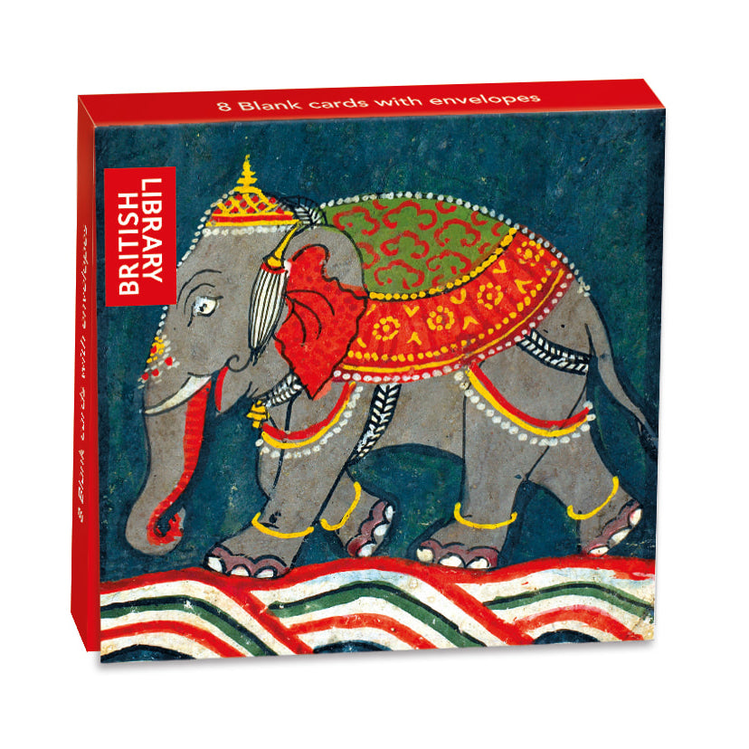 Caparisoned Elephant Mini Notecard Set