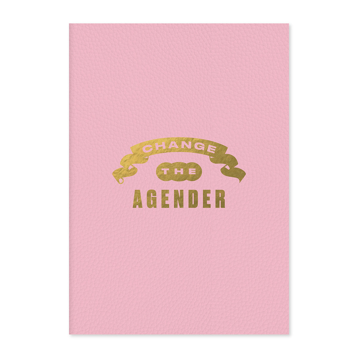 image of Change The Agender Leather Notebook