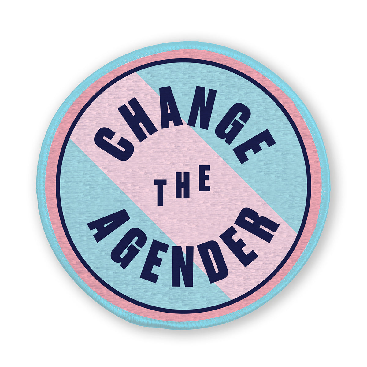 image of Change The Agender Embroidered Patch