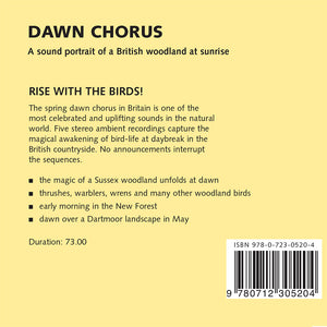 Dawn Chorus CD Back Cover