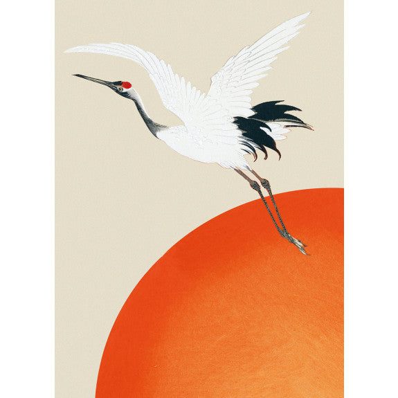 Flying Crane Card