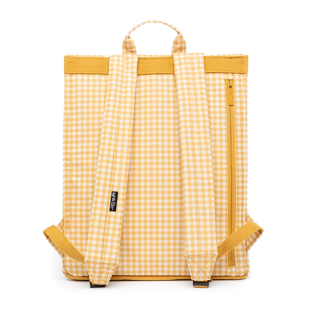 Vichy Mustard Handy Printed Backpack from LeFrik reverse