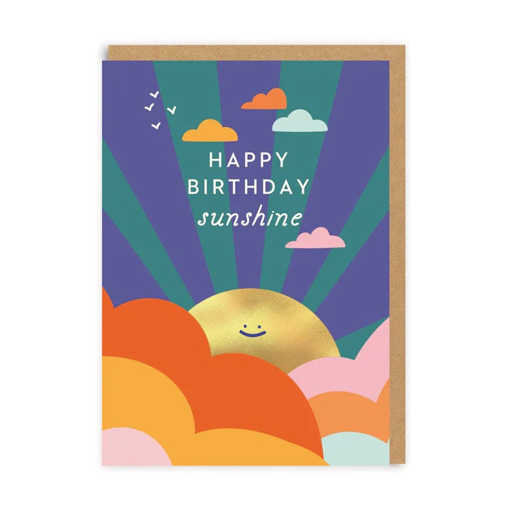 Happy Birthday Sunshine Card