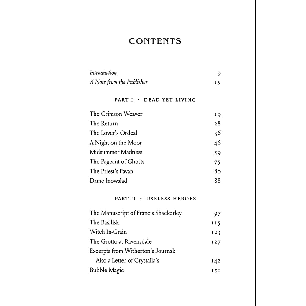 I Am Stone Contents Page 1