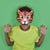 Create Your Own Jungle Animal Masks - Mask in use