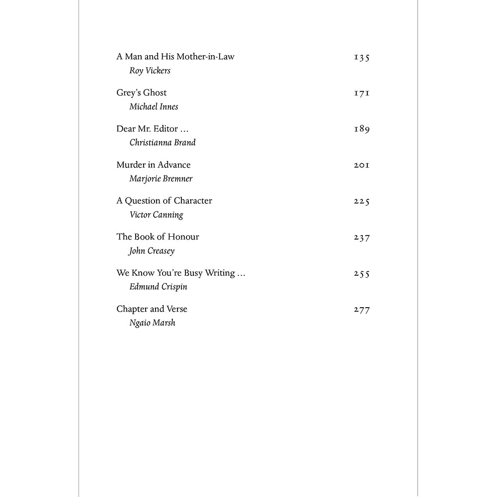 Murder by the Book Contents Page 2