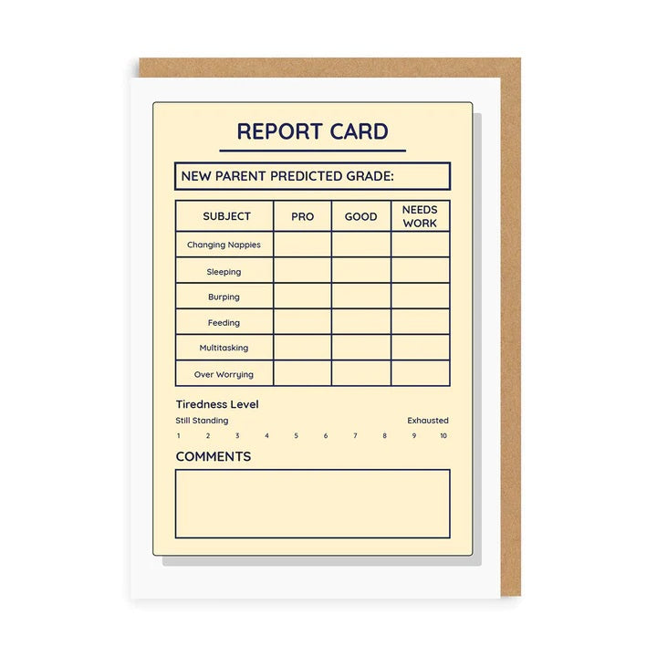 New Parent Report Card