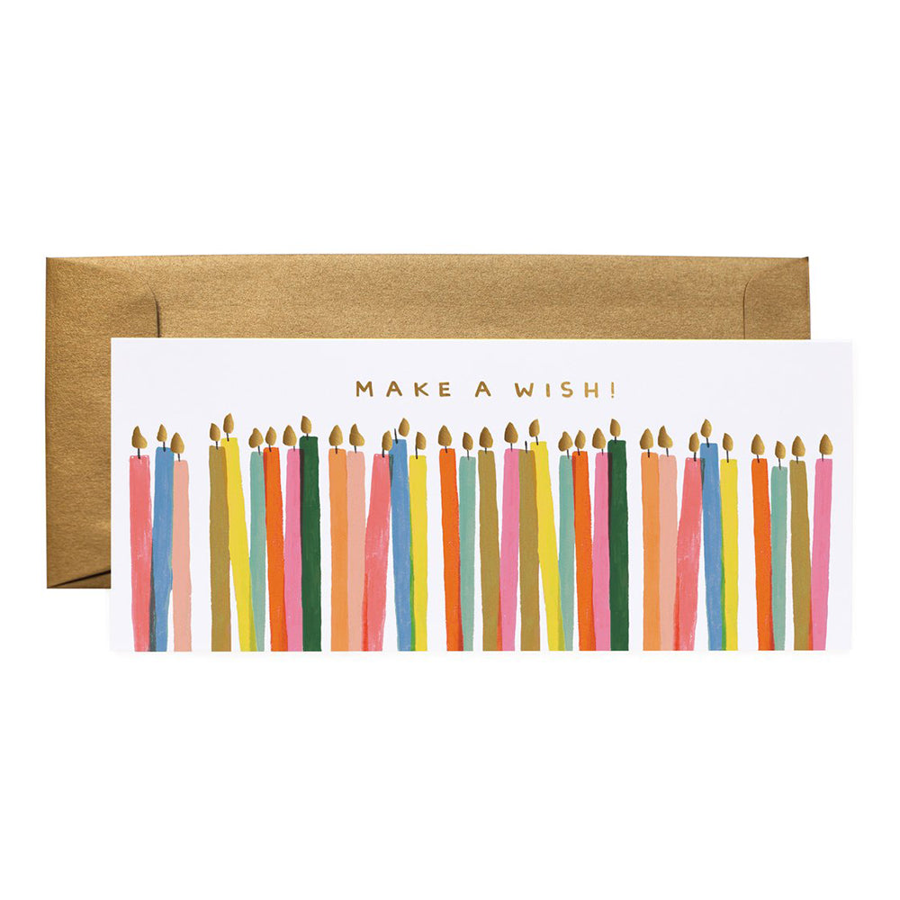 Make A Wish Candles Card Rifle Paper Co