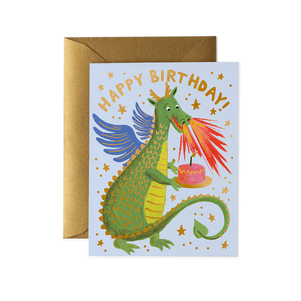 Birthday Dragon Card Rifle Paper Co.