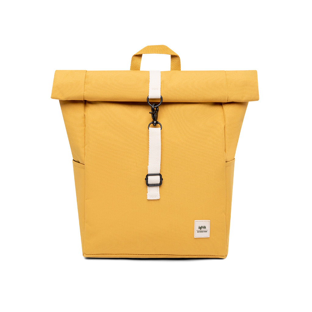 Image of Mustard Roll Mini Backpack from LeFrik front