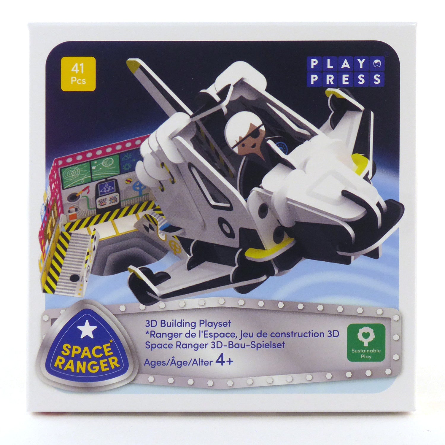Space Ranger Eco-Friendly Playset Box