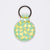 Twisted Checkerboard Keyring Peppermint
