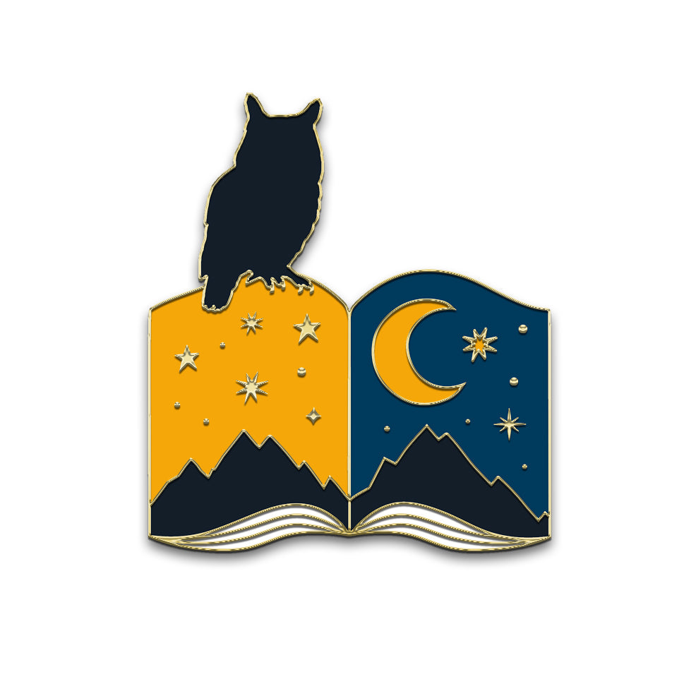 Readers Never Go To Bed Alone Enamel Pin