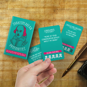 Shakespearean Profanities Cards with examples
