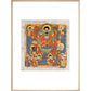 Christ in Glory print in natural frame