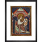 A Scribe Writing print in black frame