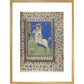St George and the Dragon print in gold frame