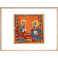 Saint Luke and Saint John the Evangelists print in natural frame