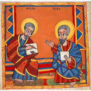 Saint Luke and Saint John the Evangelists print