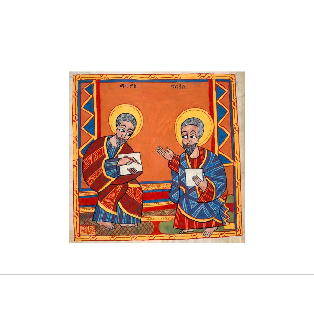 Saint Luke and Saint John the Evangelists print unframed
