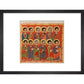 The Twelve Apostles print in black frame