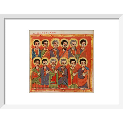 The Twelve Apostles print in white frame