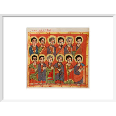The Twelve Apostles print in white frame