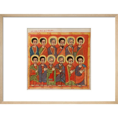 The Twelve Apostles print in natural frame