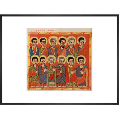 The Twelve Apostles print in black frame