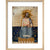 Christ in Heaven print in natural frame