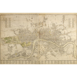 Cary Map of London and Westminster print
