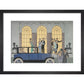 Au Revoir print in black frame