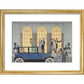 Au Revoir print in gold frame