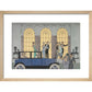 Au Revoir print in natural frame