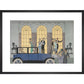 Au Revoir print in black frame