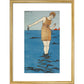 Costume de Bain print in gold frame