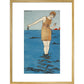 Costume de Bain print in gold frame