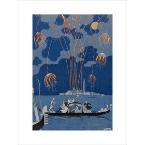 En Bateau print unframed