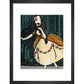 En Loup de Cage print in black frame