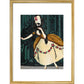 En Loup de Cage print in gold frame