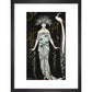 Grande Robe du Soir en Brocart d'Argent print in black frame
