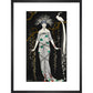 Grande Robe du Soir en Brocart d'Argent print in black frame